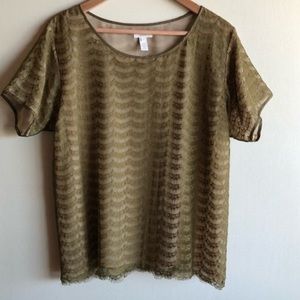 J Crew Lace Top